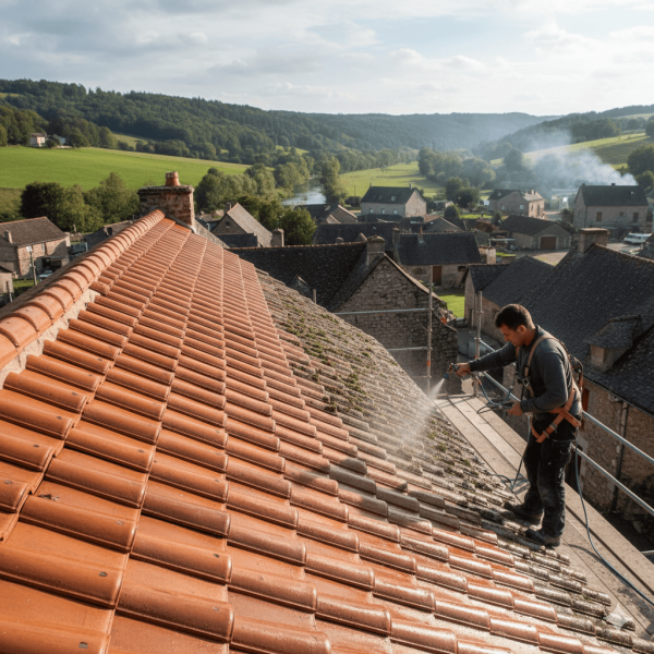 Rénovation partielle de toiture et application hydrofuge à Froideconche (70300)